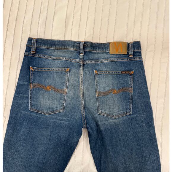 Nudie Jeans Lean Dean Straight Classic Fit Lost Legend 36x28 Altered Inseam - Picture 3 of 16